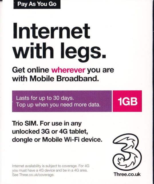 Global 41 countries 4G Data SIM (1GB) $88